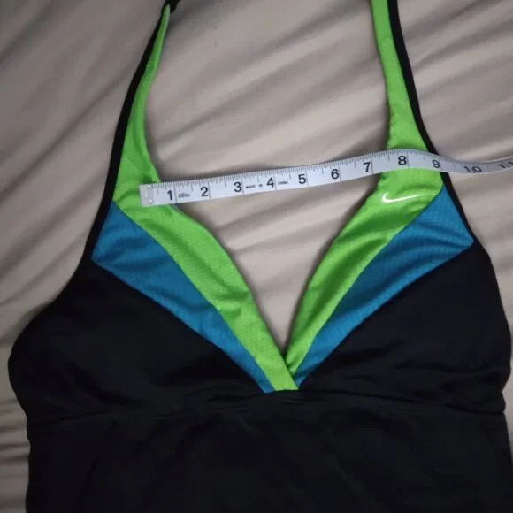 Nike halter tankini bathing suit top - Picture 3 of 7